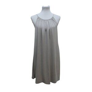 Silence + Noise Urban Outfitters Gray Sleeveless Halter Top Trapeze Swing Dress